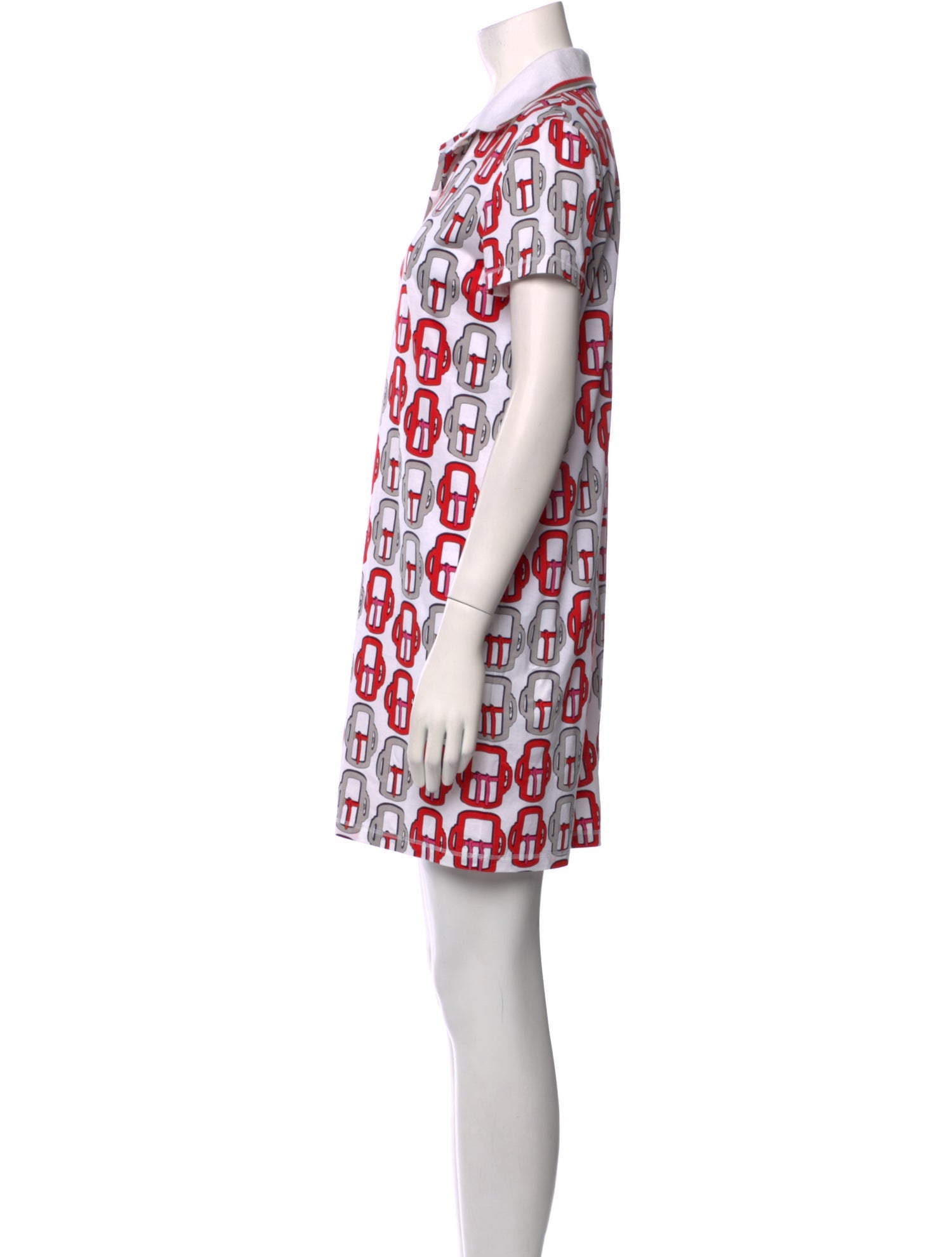 Hermès Printed Mini Dress